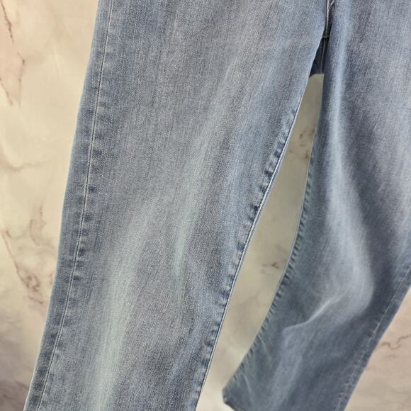 Frame Jeans Womens 30 Le Crop Mini Boot Light High Rise Denim Clearwater Organic - Picture 11 of 13